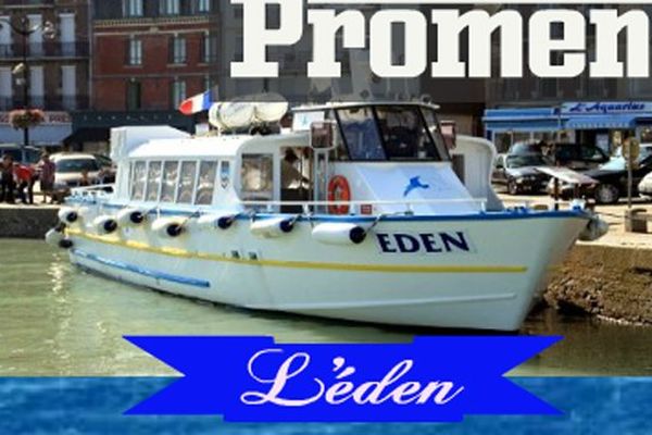 Le bateau tel qu'il est présenté sur le site internet de la société de promenade en mer. 