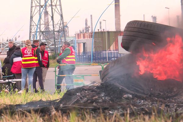 Le mouvement se durcit chez ExxonMobil à Port-Jérôme-sur-Seine.