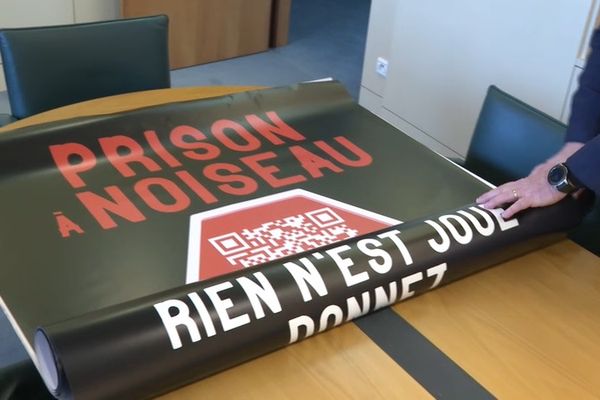 Yvan Femel a fait imprimer des affiches contre le projet de prison