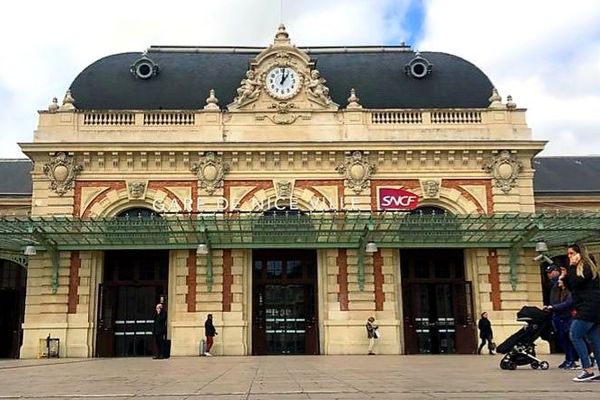 La gare Thiers à Nice.