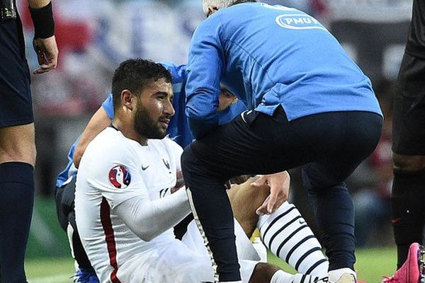 Nabil Fekir blessé lors du match amical de la France face au Portugal- Le 04/09/2015