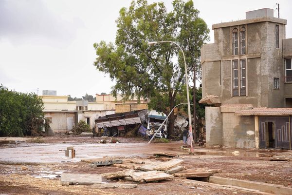 Derna, en Libye, le 11 septembre 2023. De violentes inondations ont ravagé plusieurs régions du pays.