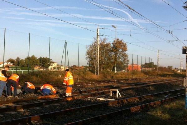 Le vol a eu lieu la nuit dernière près de la gare de Vénerque