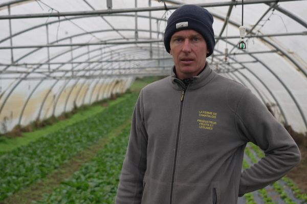 Bruno Ferret est arboriculteur et maraîcher dans le Rhône, il se dit prêt à de nouvelles actions.