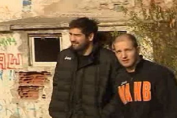 Nis (Serbie) - Nikola Karabatic, dans sa ville natale, avant le match de Ligue des champions contre Belgrade - 18 novembre 2012.