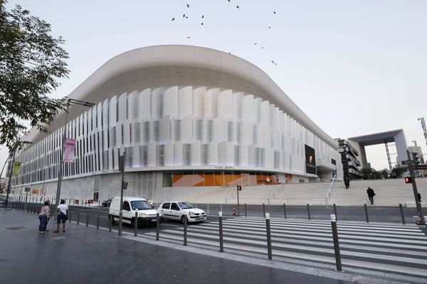 La Défense Arena, à Nanterre, vue de l'extérieur. Photo AFP