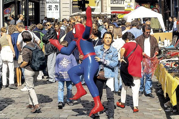 La braderie de Lille en 1998.