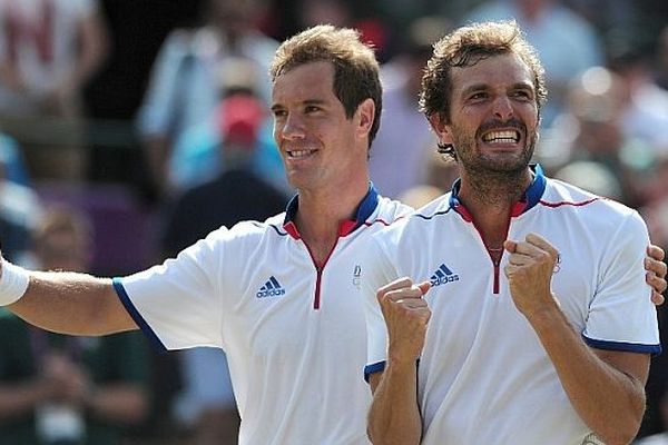 Richard Gasquet et Julien Benneteau, médaille de bronze en double aux JO de Londres 2012