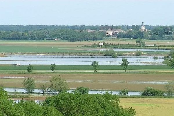 A Chivres (Côte-d'Or), la Saône a noyé des terres agricoles, des semis seront nécessaires pour espérer des récoltes