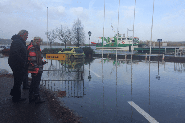 La Seine à La Bouille le 3 janvier 2018