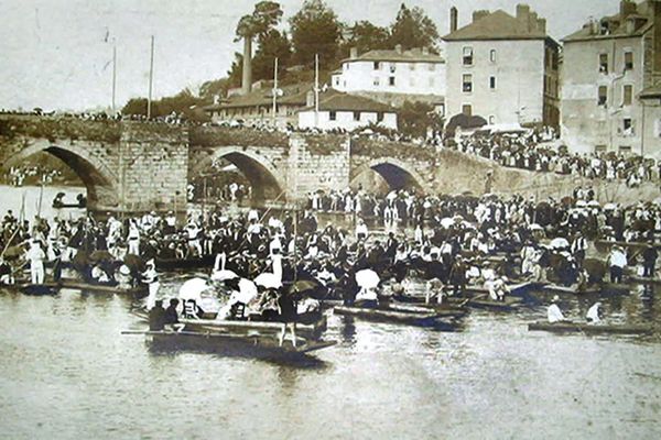 Histoire : on vous raconte la naissance de la fête des ponts à Limoges en images