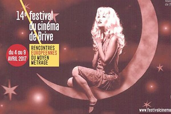 Affiche du 14ème Festival du cinéma de Brive, rencontres européennes du moyen métrage