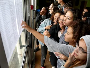 Le stress lors de la découverte des résultats du Brevet des collèges.