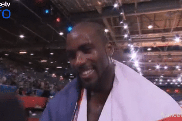 Teddy Riner s'est confié aux caméras de France Télévisions après sa victoire en finale des +100 kg.