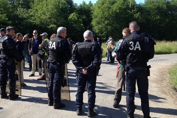 Les forces de l'ordre sont intervenues à la mi mai 2014 pour déloger les occupants du site prévu pour la construction du barrage de Sivens.