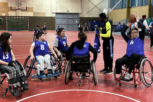 L'Espérance Rémoise a ouvert depuis un an une section basket fauteuil, la seule du département de la Marne.