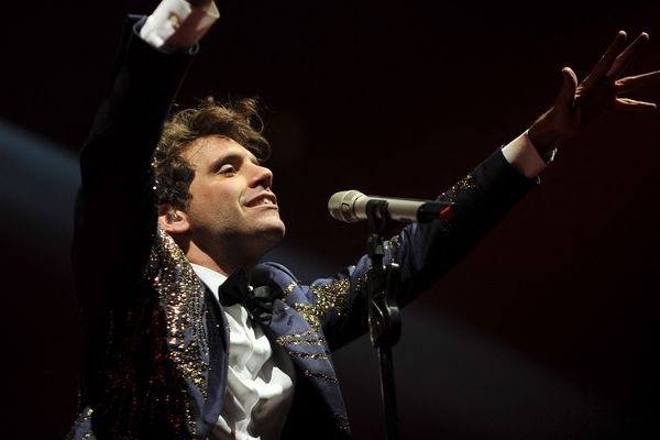 Le chanteur Mika lors du Printemps de Bourges (déjà) en 2016.