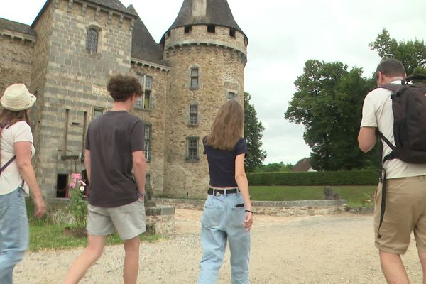 Les "4 vandrouilleurs" ont également visité le château de Bonneval