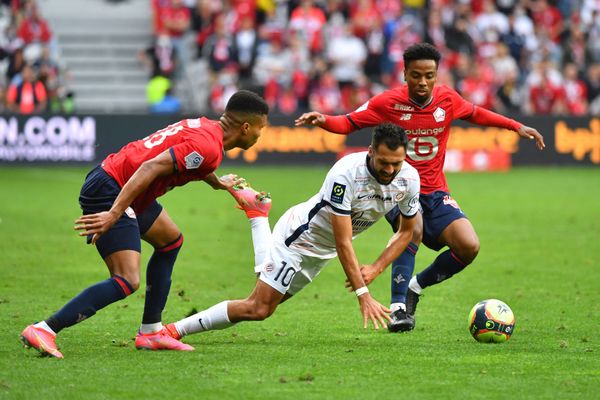 Renato Sanches et Angel Gomes, lors du match contre Montpellier.