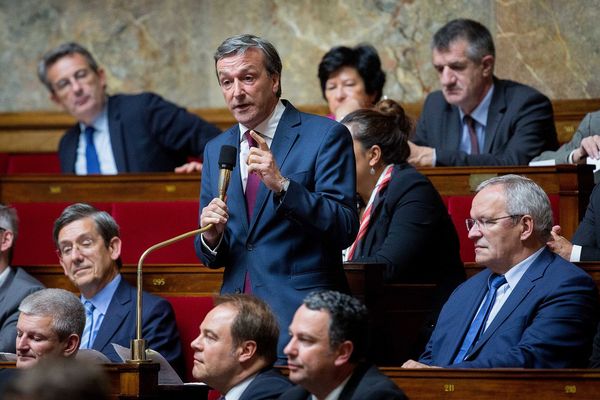 Philippe Vigier, à l'Assemblée nationale, le 28 septembre 2016, lors des questions au gouvernement.