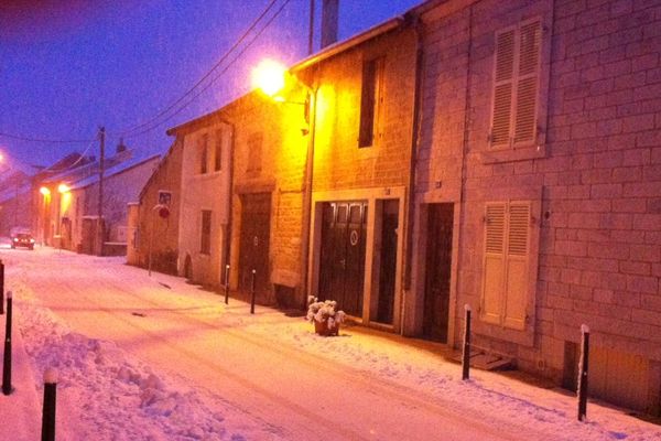 Arbois sous la neige le 7 février 