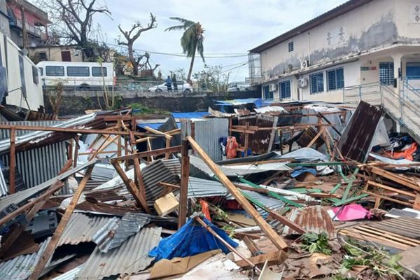 Les dégâts engendrés par le cyclone Chido qui a touché l'île de Mayotte samedi 14 décembre.