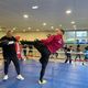 Romain Falendry, quintuple champion du monde de boxe, s'adonne au MMA et participe au premier championnat dédidé à ce sport à la Halle aux Grains de Toulouse.