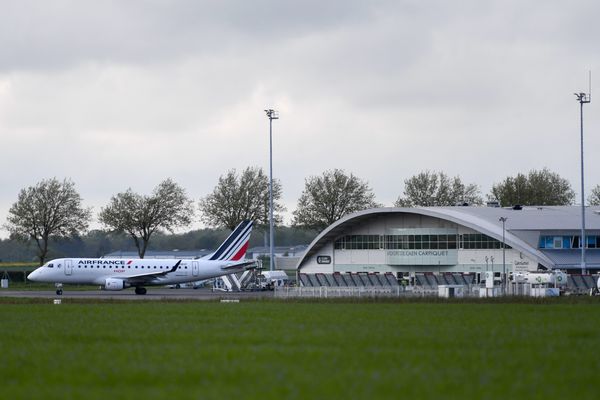 L'aéroport de Caen-Carpiquet (Calvados) en mai 2024. (Image d'illustration)