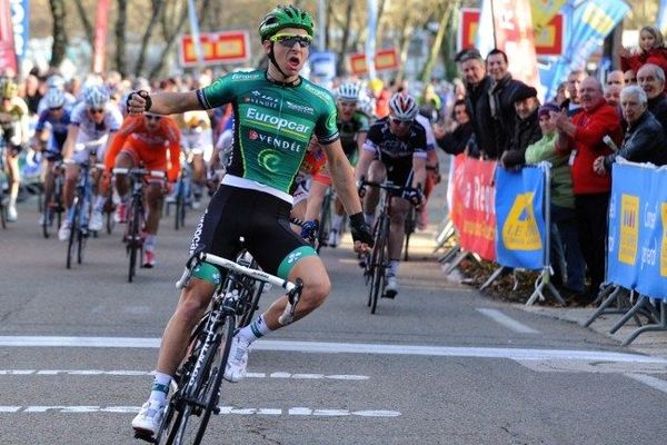 Le vainqueur de la deuxième étape Bryan Coquard