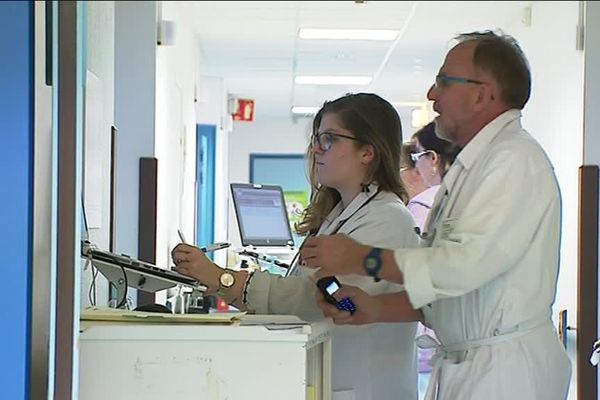 Service de cardiologie hôpital de Feurs, le 19 mars 2018