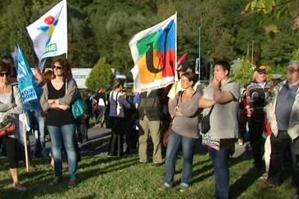 Près de 300 manifestants ...