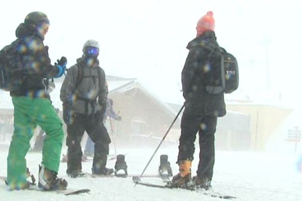 Journée blanche sur les pistes