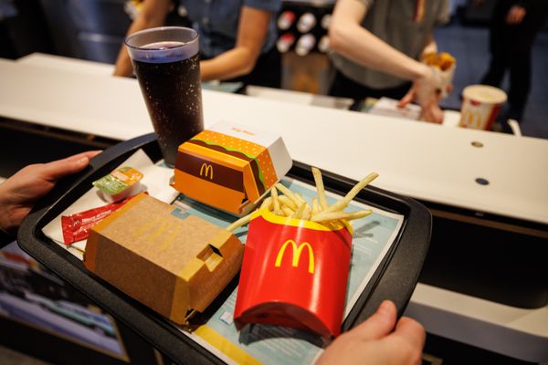 Un plateau de restaurant Mc Donald's en 2021. Photo d'illustration.