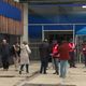 Manifestation devant le magasin Decathlon Campus de Villeneuve d'Ascq.