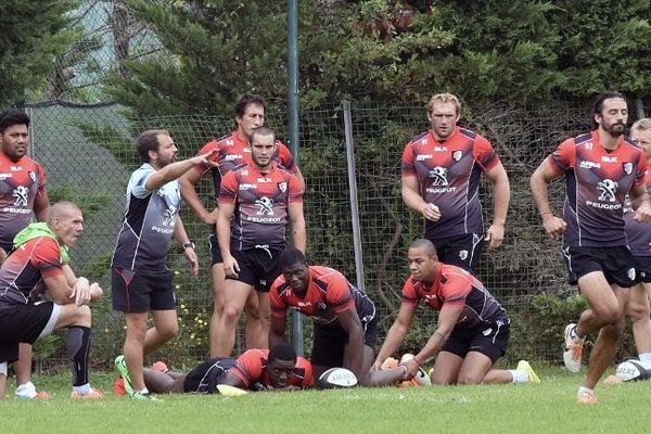 Entraînement du Stade Toulousain à Ernest Wallon en août 2014