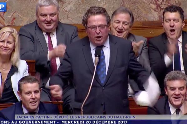 Jacques Cattin, à l'Assemblée nationale.