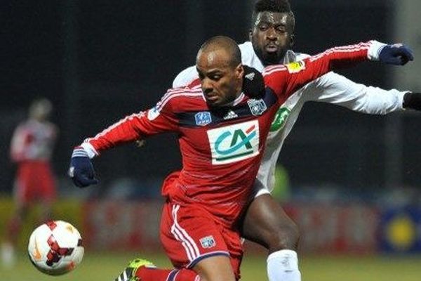 Jimmy Briand a marqué le premier but lyonnais.