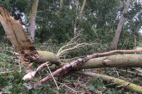 L'épisode orageux du mardi 13 septembre 2016 a causé de nombreux dégâts en Maine-et-Loire