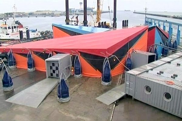 Pendant trois mois, le musée d'art moderne, le Centre Pompidou s'installe dans le quartier de Caucriauville au Havre.