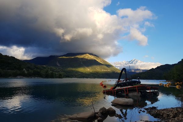 Le robot Nessie, ici dans les Alpes, a été mis au point fin 2020. Il est utilisé pour la première fois en milieu marin pour des travaux sur la Rance.