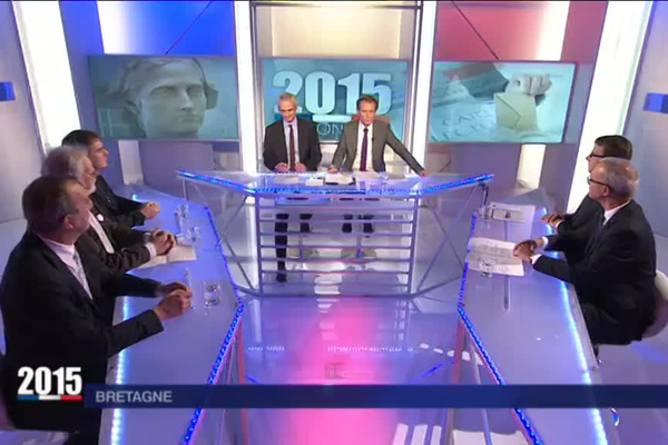 Le débat du 1er tour des Régionales sur France 3 Bretagne réunit les représentants de 5 listes ce soir à 22h50 