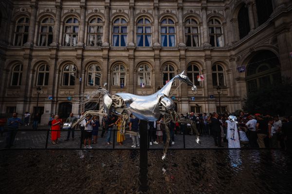 Le cheval mécanique sera installé à Versailles avant une tournée dans toute la France.