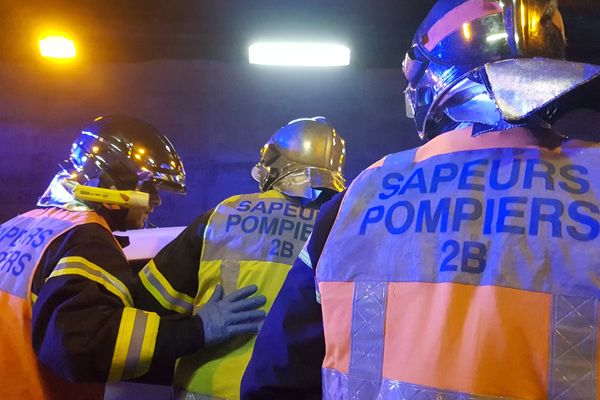 Archive d'un exercice dans le tunnel de Bastia