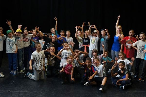 Battle des enfants 2012 - les danseurs en stage avec Mélissa et Kareem