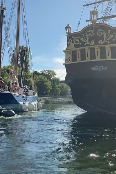 L'Étoile du Roy s'est amarrée à Lorient pour le festival Lorient Océans 2024