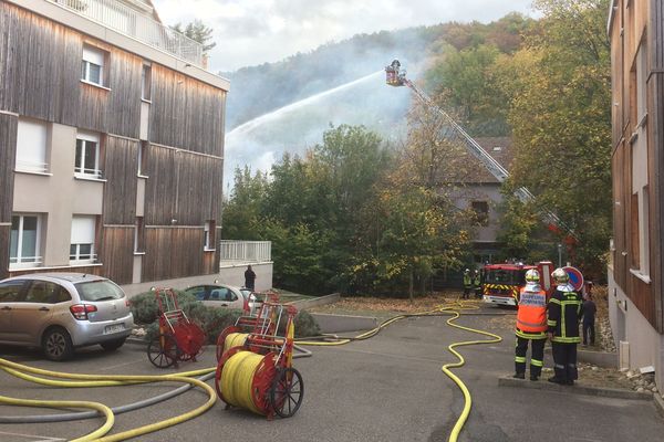 Le dispositif de lutte contre l'incendie a été important.