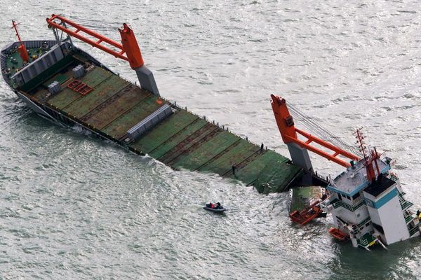 Le Flinterstar a fait naufrage le 6 octobre dernier, suite à une collision avec le méthanier Al Oraiq 