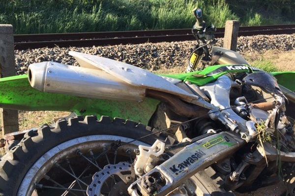 Plus de peur que de mal pour un jeune homme de 20 ans, percuté avec sa moto par un TER à Lescure d'Albigeois (81).