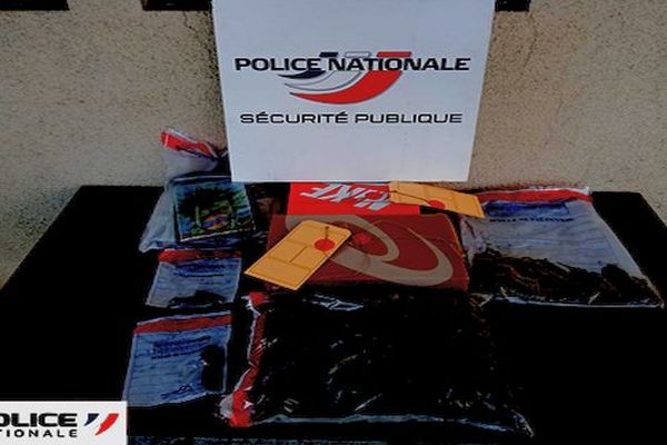 Perpignan - saisie de drogue par la police - 2022.