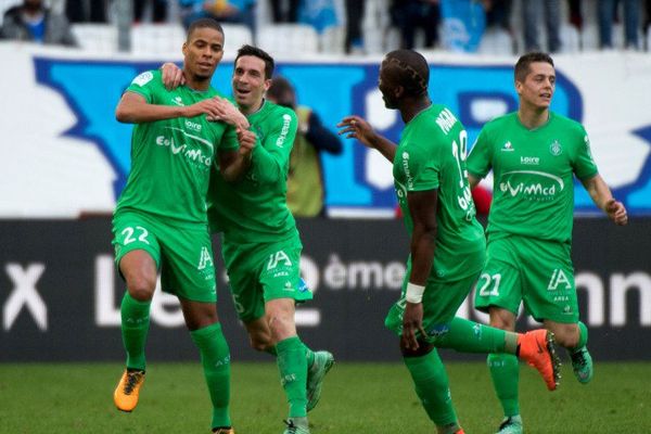 Kevin Monnet-Paquet après son but marqué contre l'OM au Stade Vélodrome  - 21/2/16 